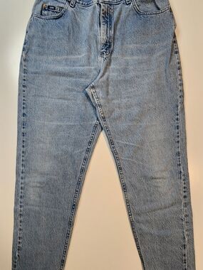 Vintage Lee Men's Pale Blue Straight Jeans